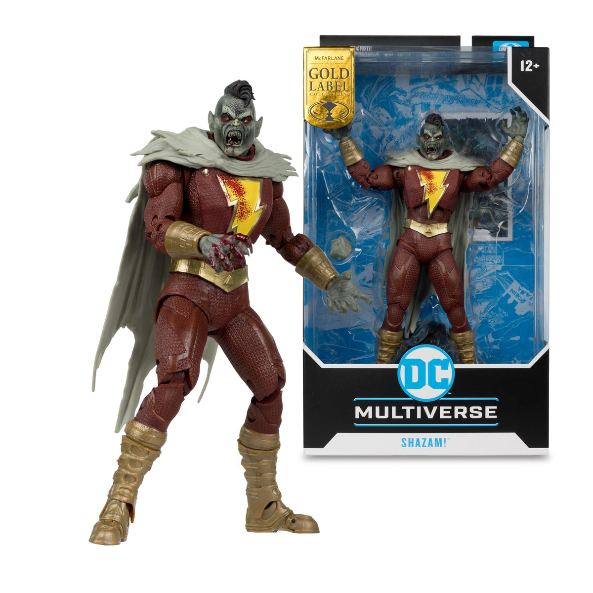 McFarlane DC Multiverse Shazam (DC vs Vampires) Gold Label 7" Action Figure