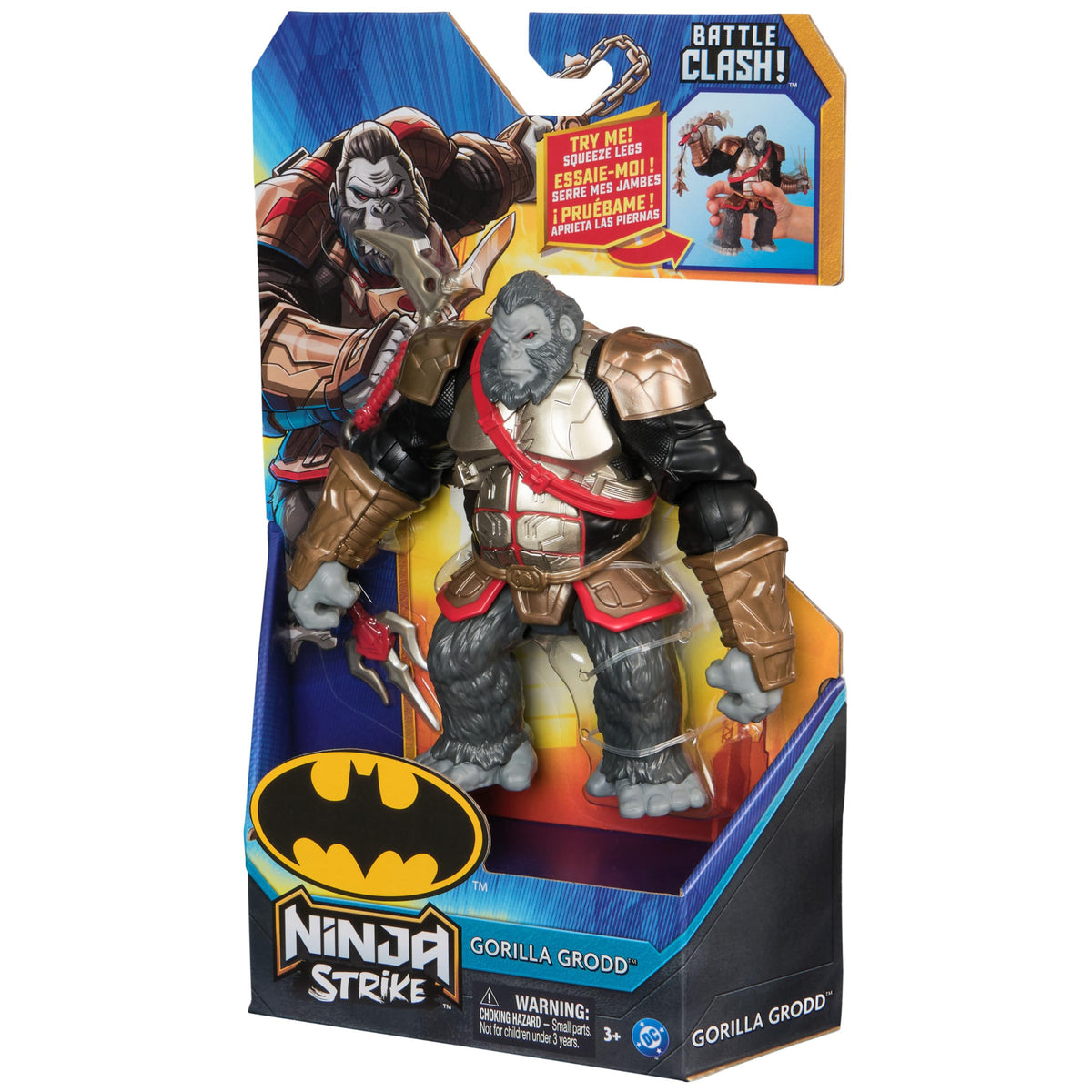 DC Comics Battle Clash Gorilla Grodd Action Figure, 6-Inch