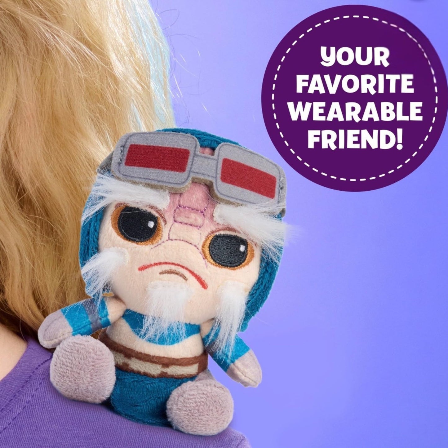 Disney Perch'd Star Wars Anzellan Plush Shoulder Sitter, 3.75 Inch Stuffed Character Figure