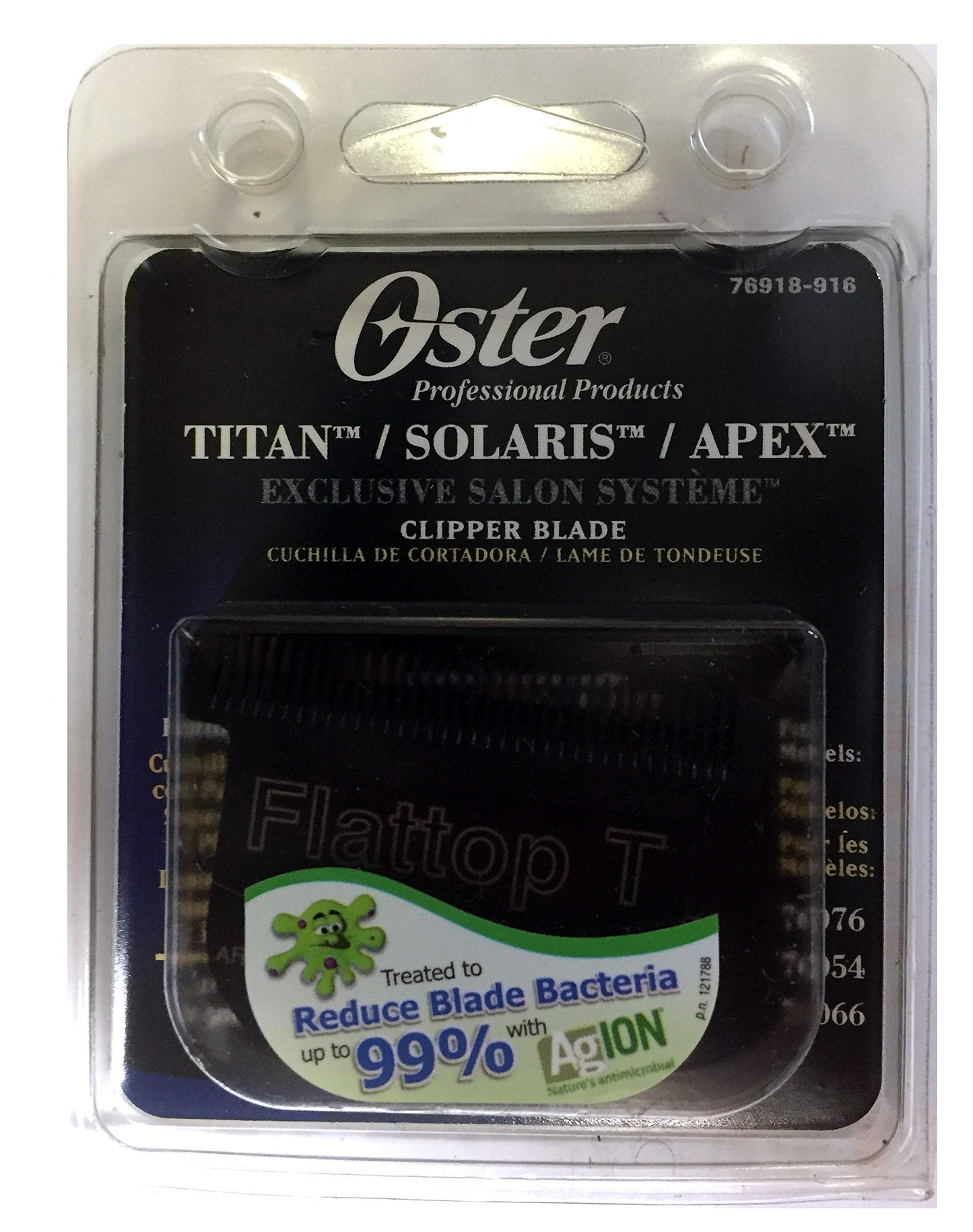 Oster Blade Flat Top T Classic 76 Titan Solaris Apex 76918-916