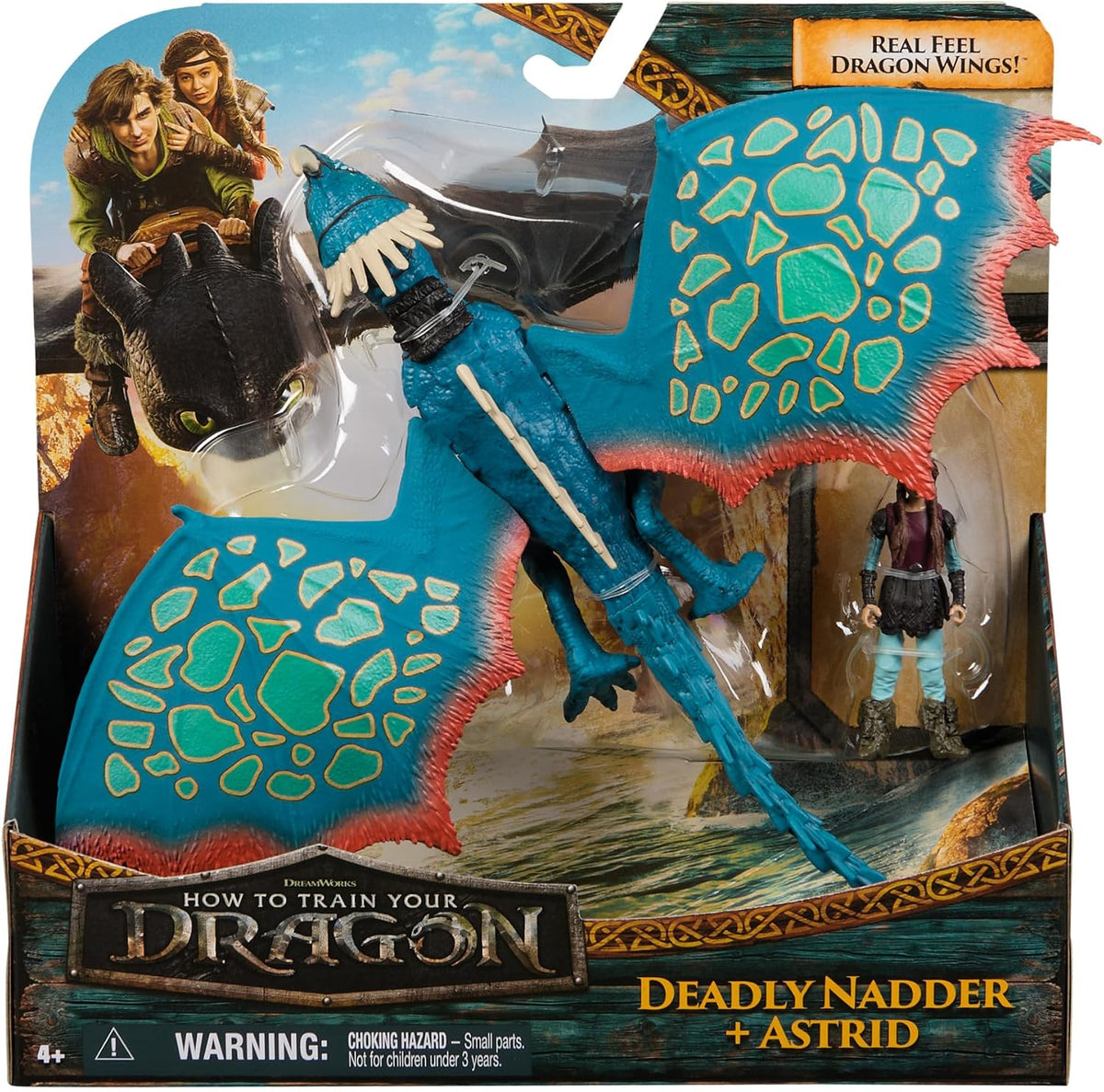 Dragons Deadly Nadder & Astrid Viking Figure Set