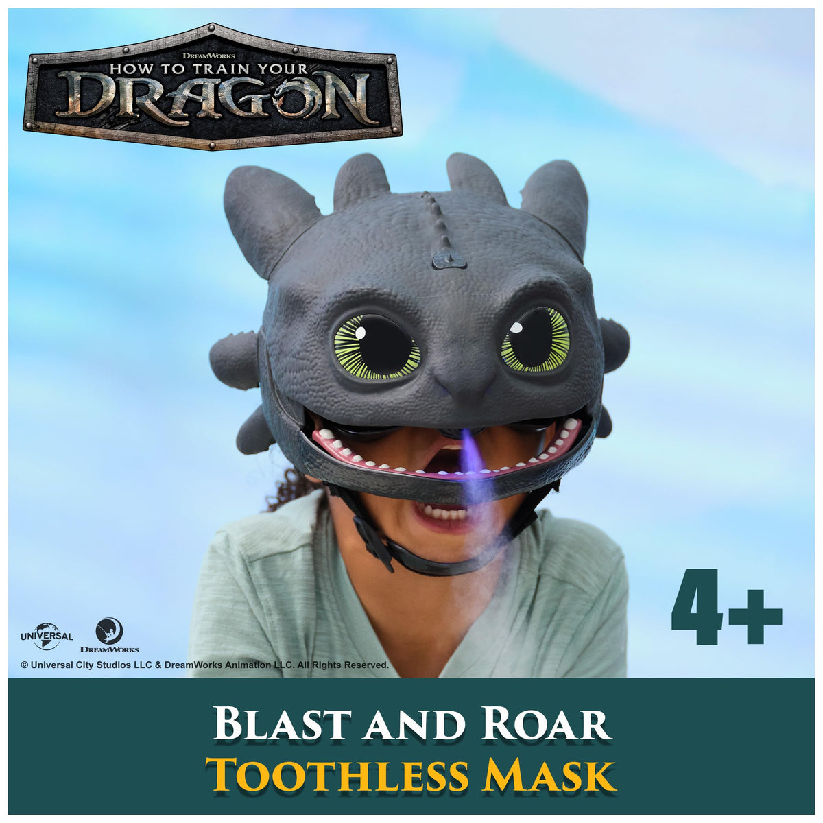 DreamWorks Dragons Blast & Roar Toothless Role Play Mask