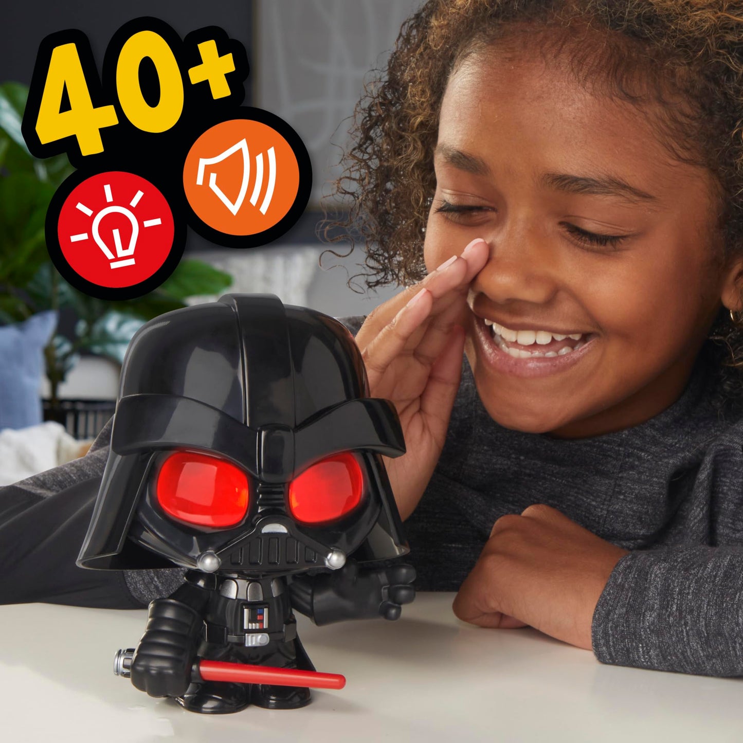 STAR WARS Force N Telling Vader, Electronic Fortune Telling Darth Vader Toy with 40+ Answers, Toys for 4 Year Old Boys and Girls