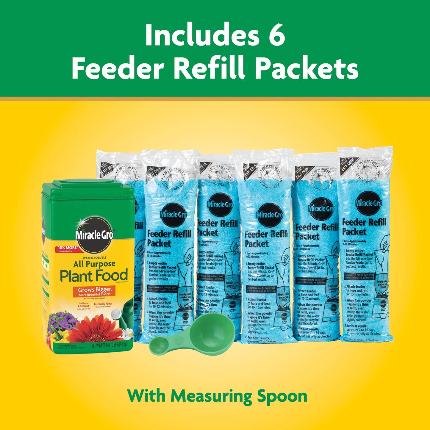 Miracle-Gro Water Soluble All Purpose Plant Food - Fertilizer For All Indoor or Outdoor Plants including Roses, Flowers, Vegetables, Houseplants, Trees, and Shrubs, 5.5 lbs.