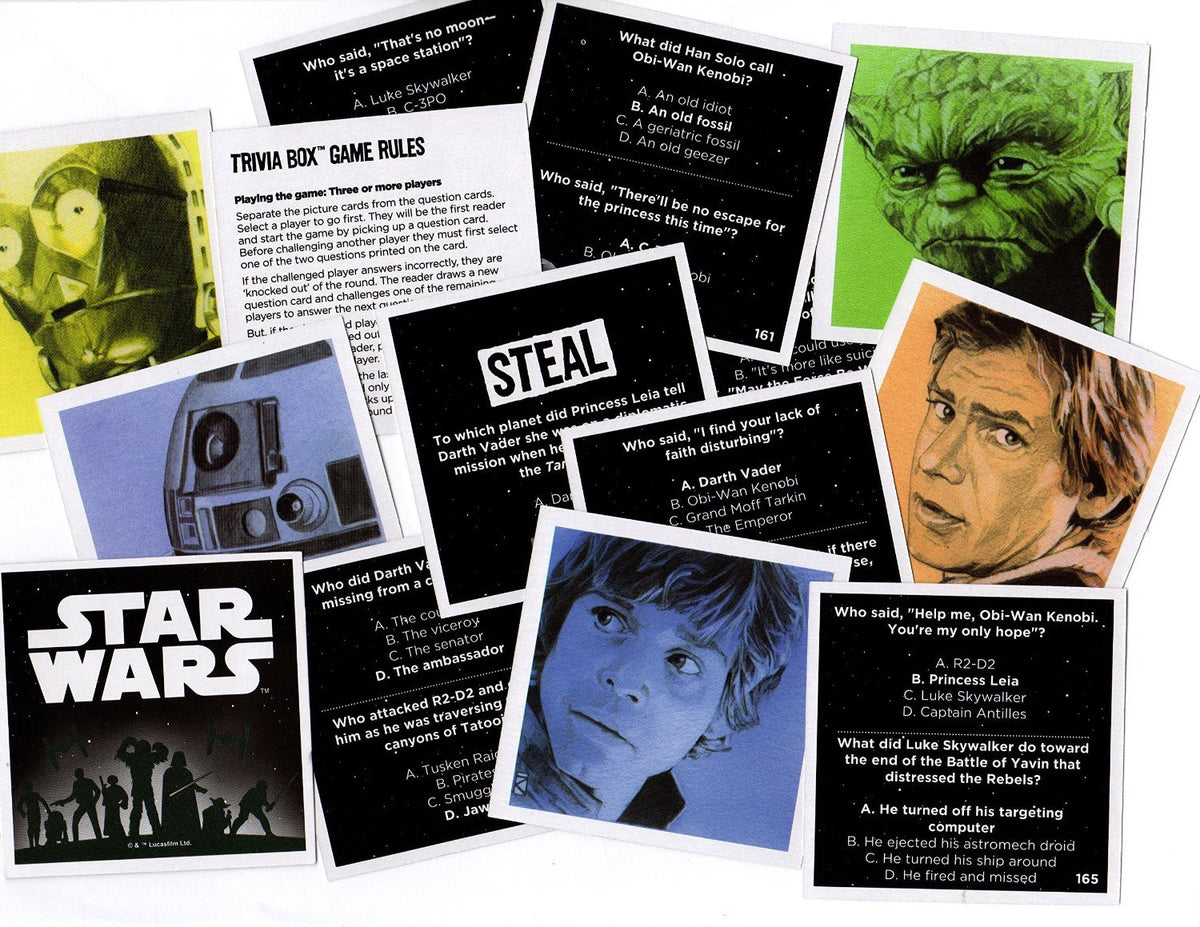 Cardinal Star Wars Classic Trivia Game