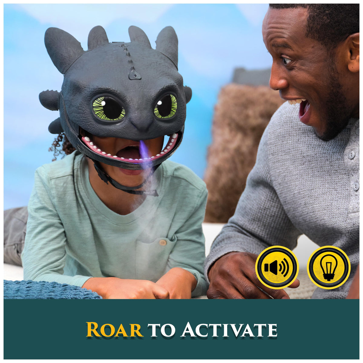 DreamWorks Dragons Blast & Roar Toothless Role Play Mask