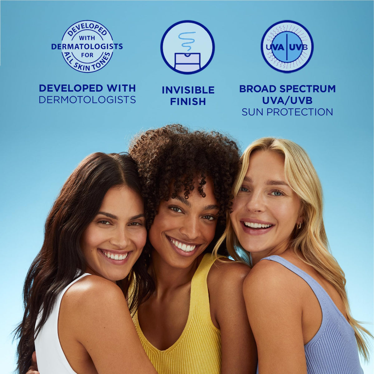 Coppertone Every Tone Invisible Finish Hydrating Face Sunscreen SPF 60+, 1.7 fl oz