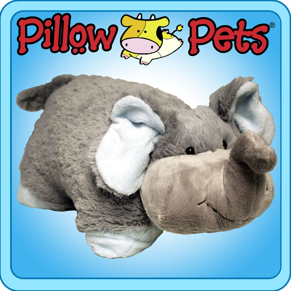 Pillow Pets Pee Wee, Nutty Elephant, 11"