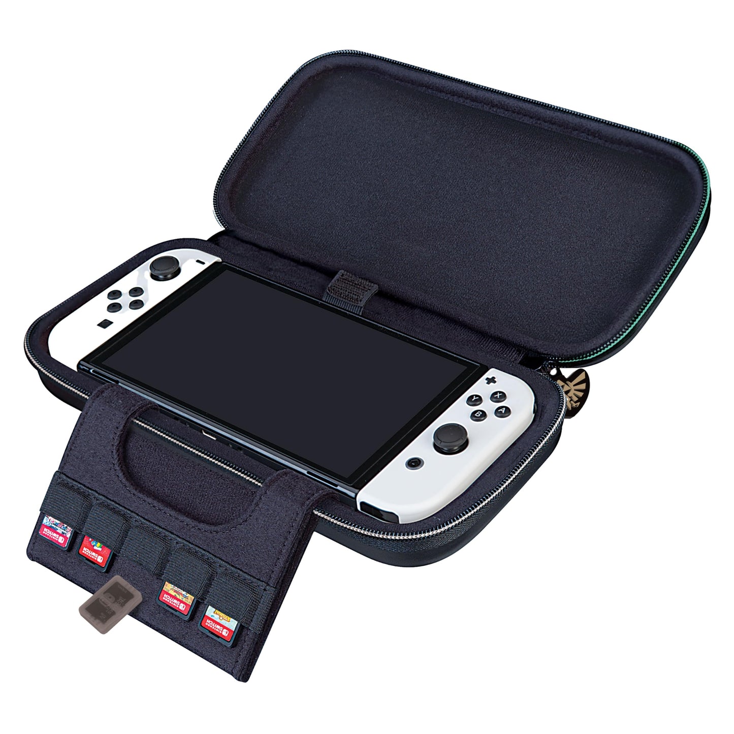 Game Traveler Deluxe Licensed Travel Case Designed for Nintendo Switch, Lite, OLED, Legend of Zelda Tears of the Kingdom (NNS433)