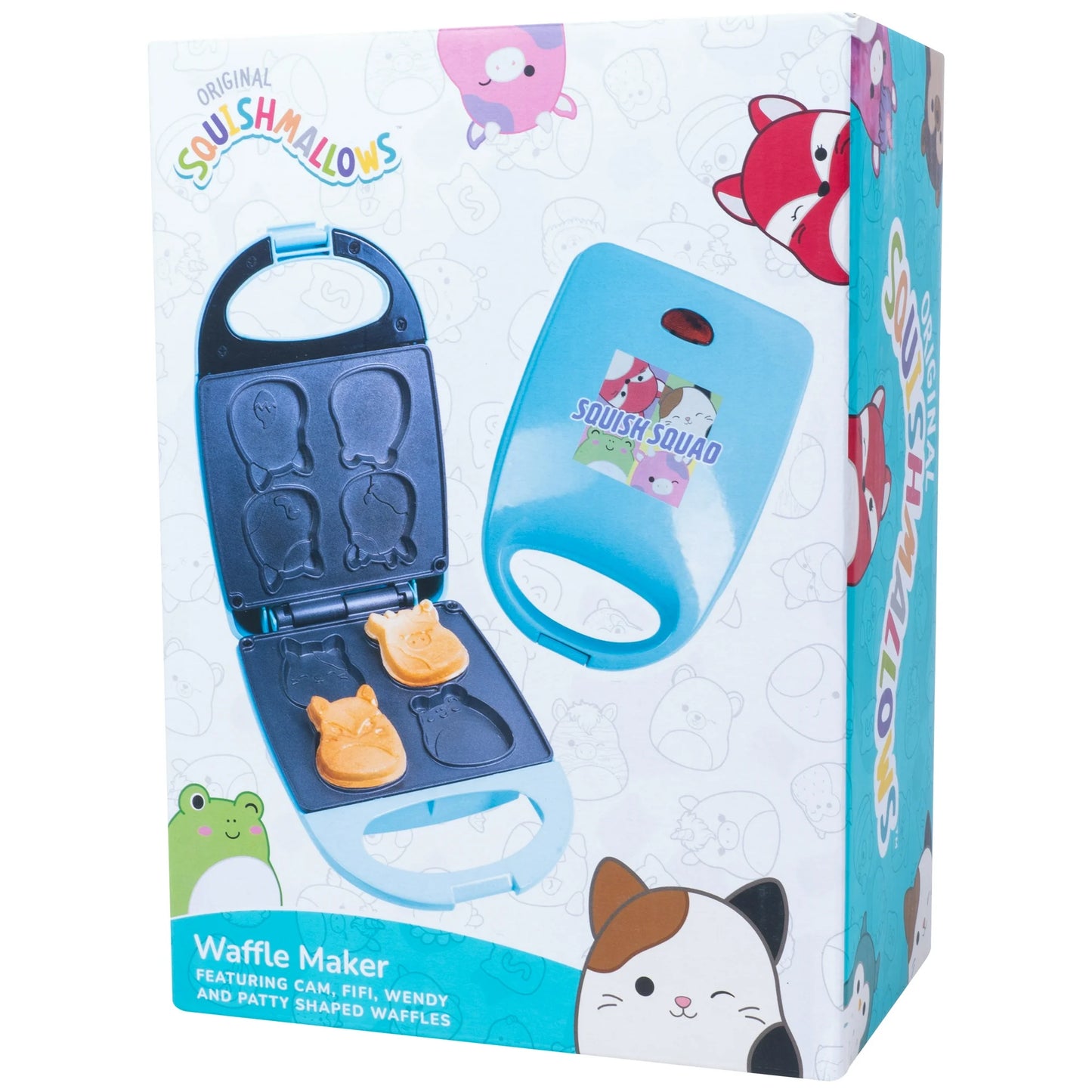 Fizz Creations Squishmallows Squish Squad Waffle Maker Non stick Plates American Style Waffles