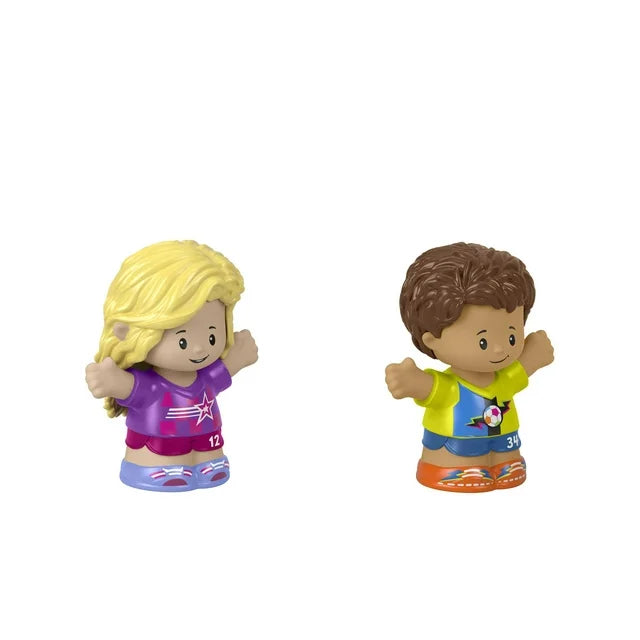 Soccer kit figures turned slightly left, arms out