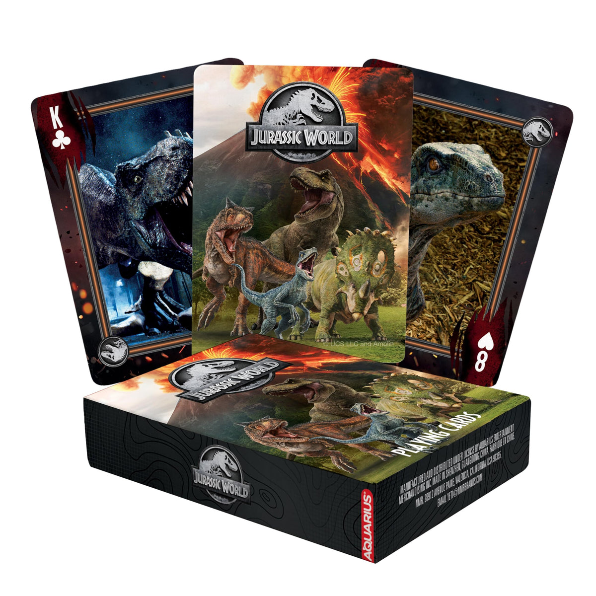 Aquarius Jurassic World Playing Cards