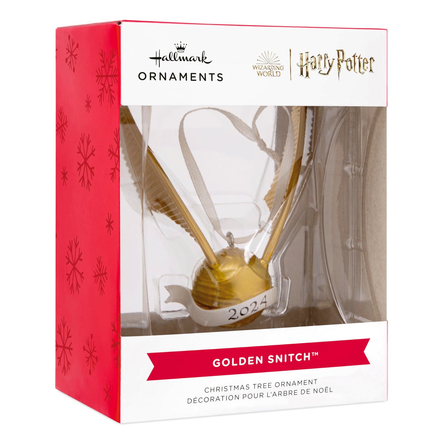 Hallmark Harry Potter Golden Snitch 2024 Christmas Ornament