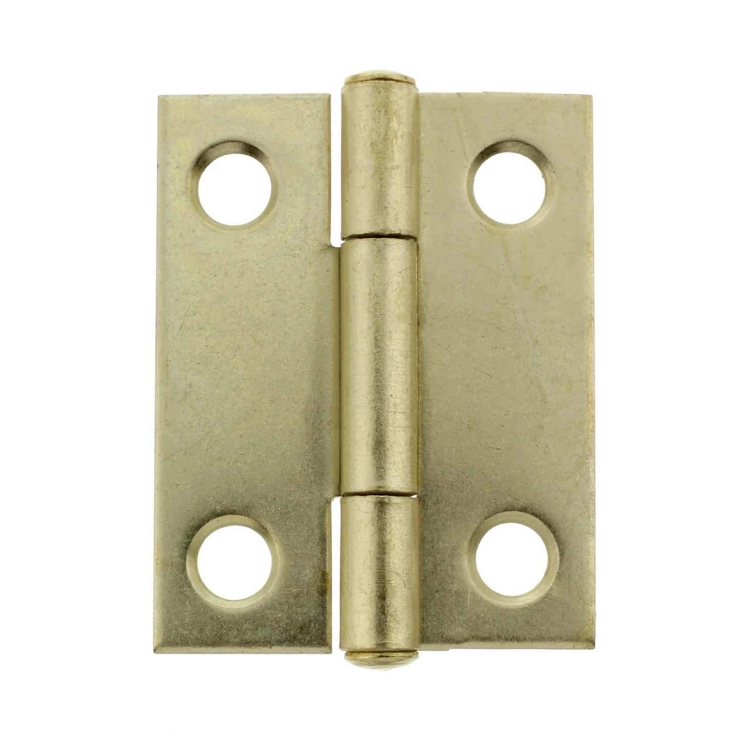 Bulldog Hardware 1 in. Utility Hinge, Brass Plated, 2 Pack