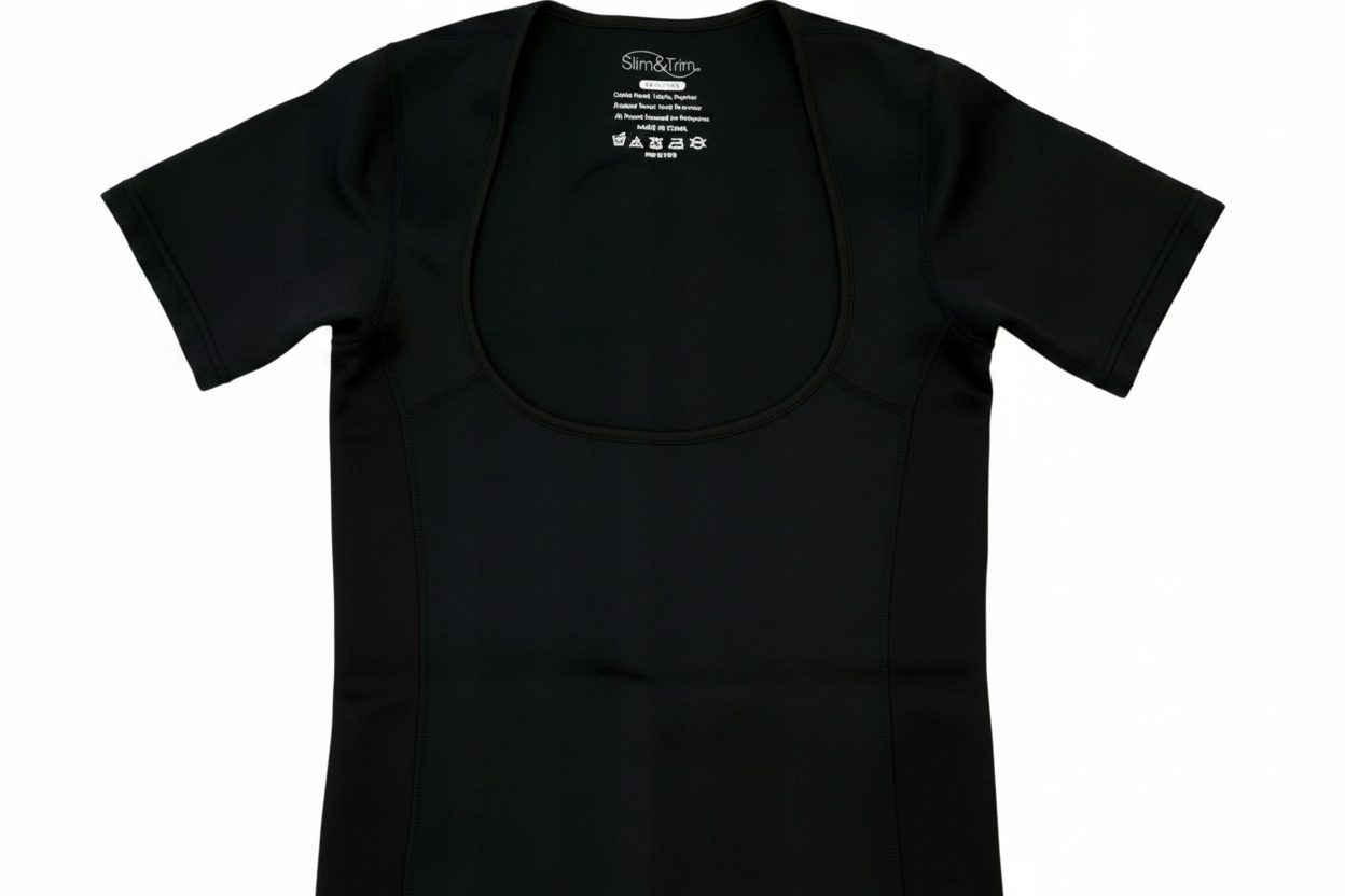 Women's Neoprene Slimming T-shirt Thermal FITNESS Slim&Trim