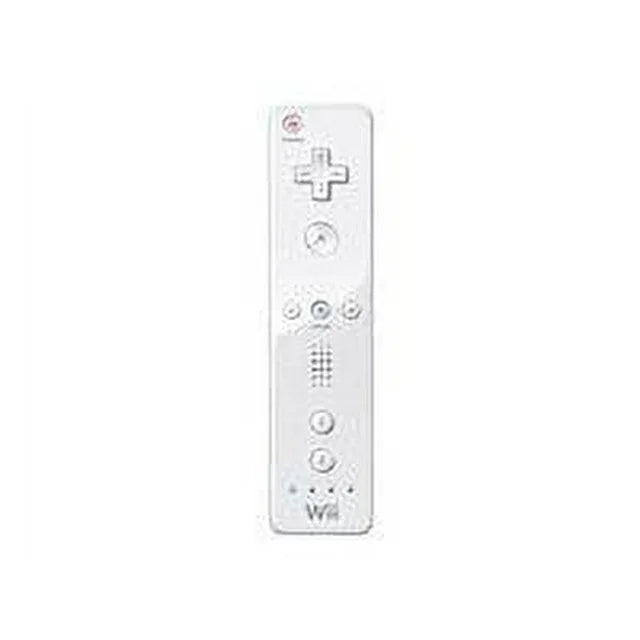 White Wii remote controller, front view