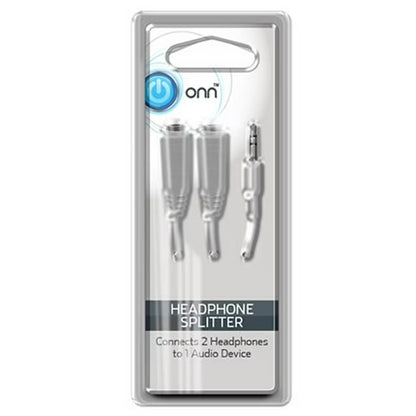 Onn Headphone Splitter White