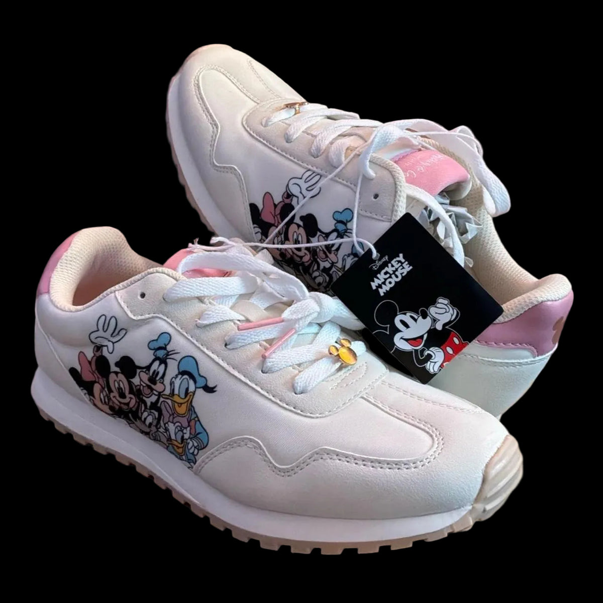 Disney Mickey Mouse Ladies Character Sneaker Size 8