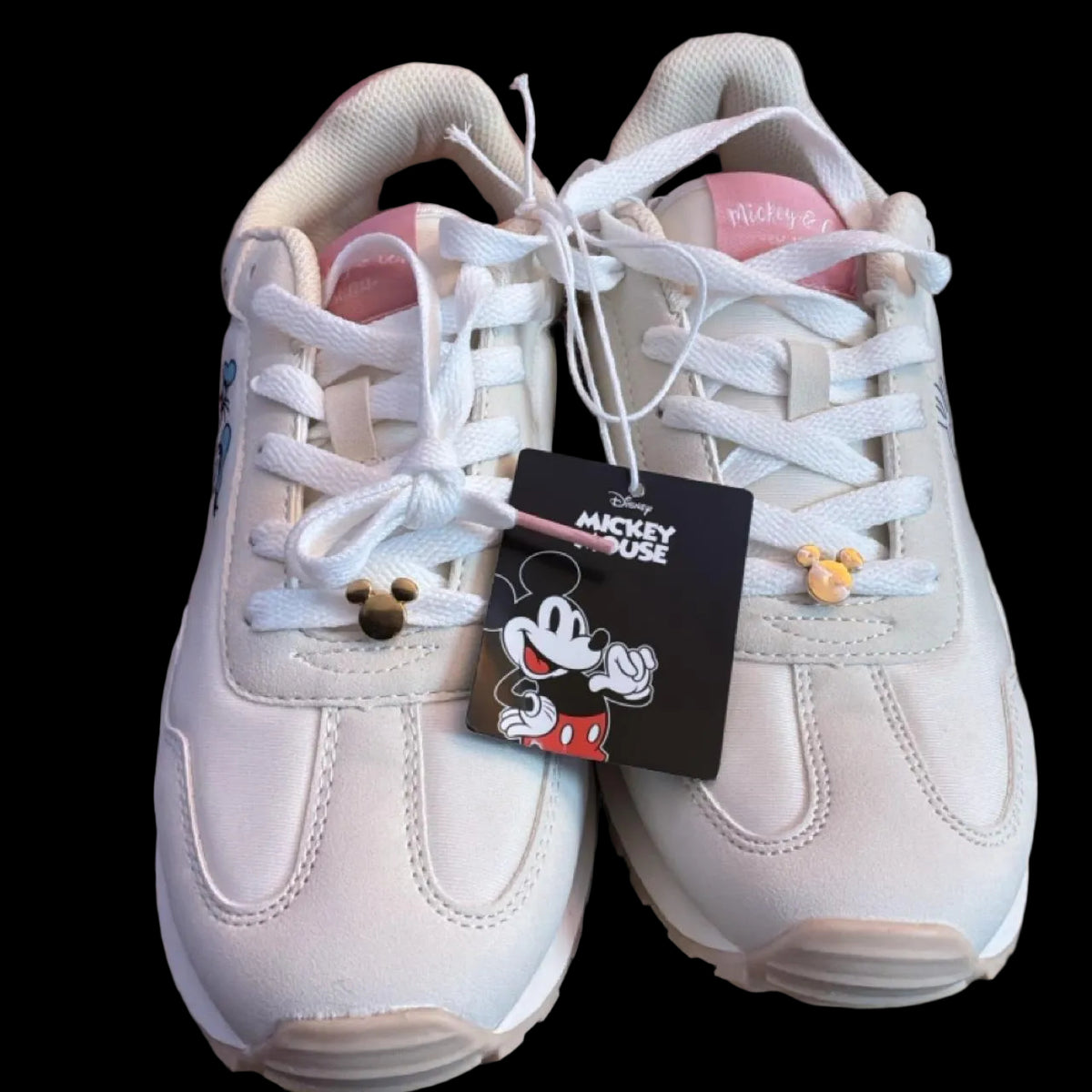 Disney Mickey Mouse Ladies Character Sneaker Size 8