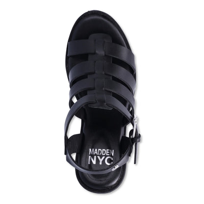 Madden NYC Women's Genesis Block Heel Fisherman Sandals