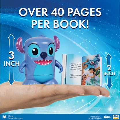 Booksy Disney Stitch Collectible Figure with Tiny Storybook