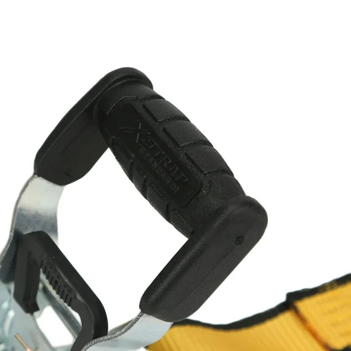 Xstrap 1.5" x 16' Ratchet Tie-Downs with Double J Hooks, 1,100 lb Work Load, 4 Pack