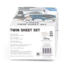 Load image into Gallery viewer, Baby Yoda Powerful Child 3-Piece Kids Twin/Full Sheet Set, Microfiber, White, Star Wars
