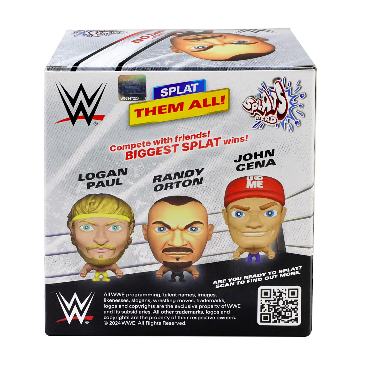 WWE Splats Randy Orton Squishy Head