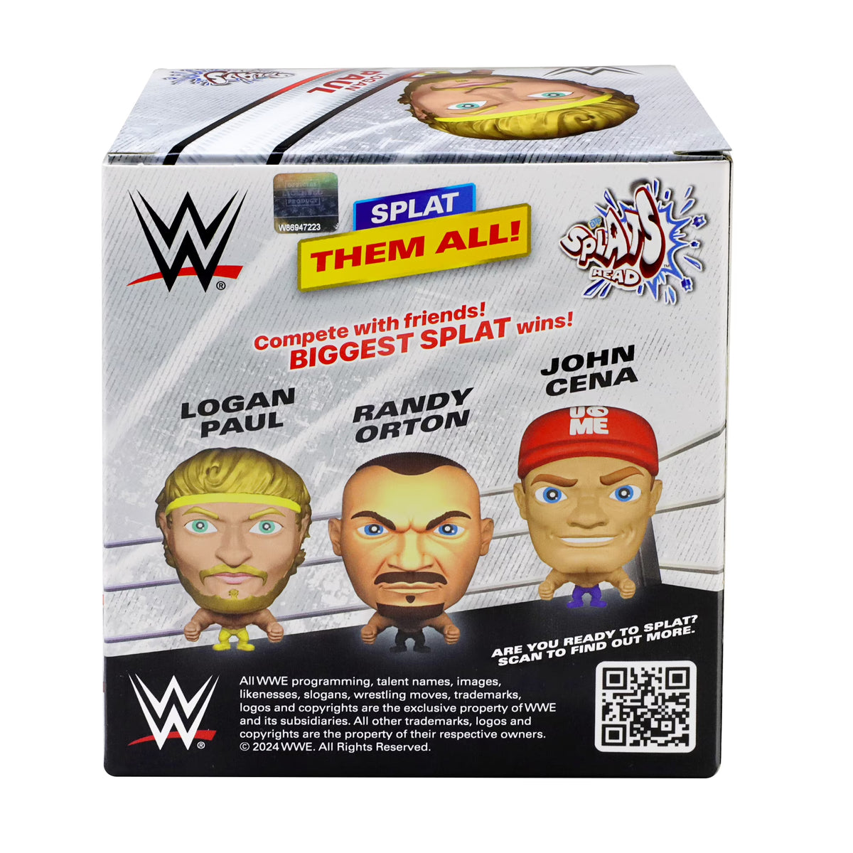 WWE Splats Logan Paul Squishy Head