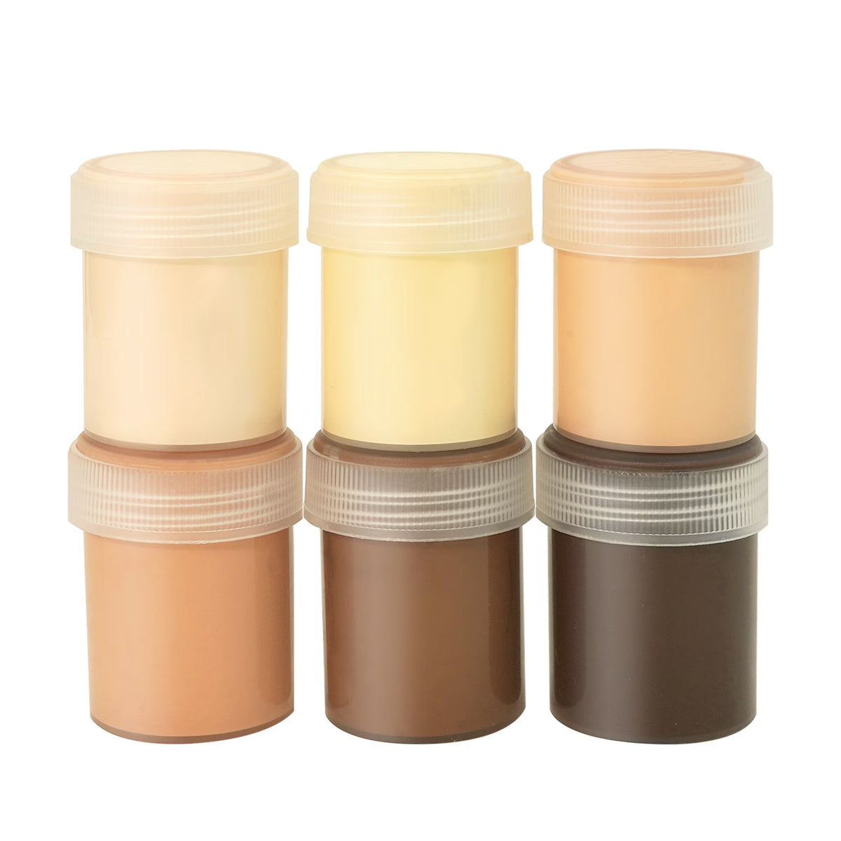 Hello Hobby Washable Tempera Paint Set, Safe & Nontoxic, Skin Tone, 6 Colors