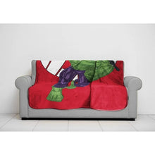 Load image into Gallery viewer, Avengers with Captain America, Hulk, and Thor Kids Blanket, 62 x 90, Microfiber, Red, Marvel
