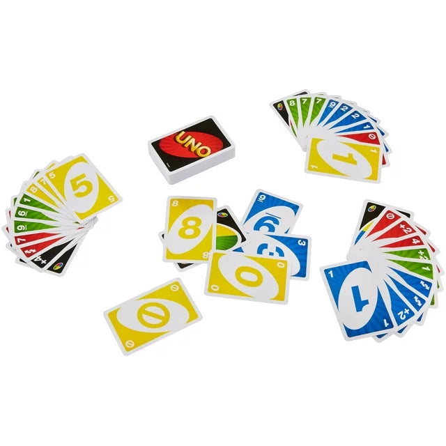 UNO Color & Number Matching Card Game for 2-10 Players Ages 7Y+