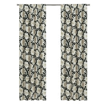 Load image into Gallery viewer, Mainstays Farmhouse Beige Floral Light Filtering Rod Pocket Panel Pair, 76&quot; x 84&quot;

