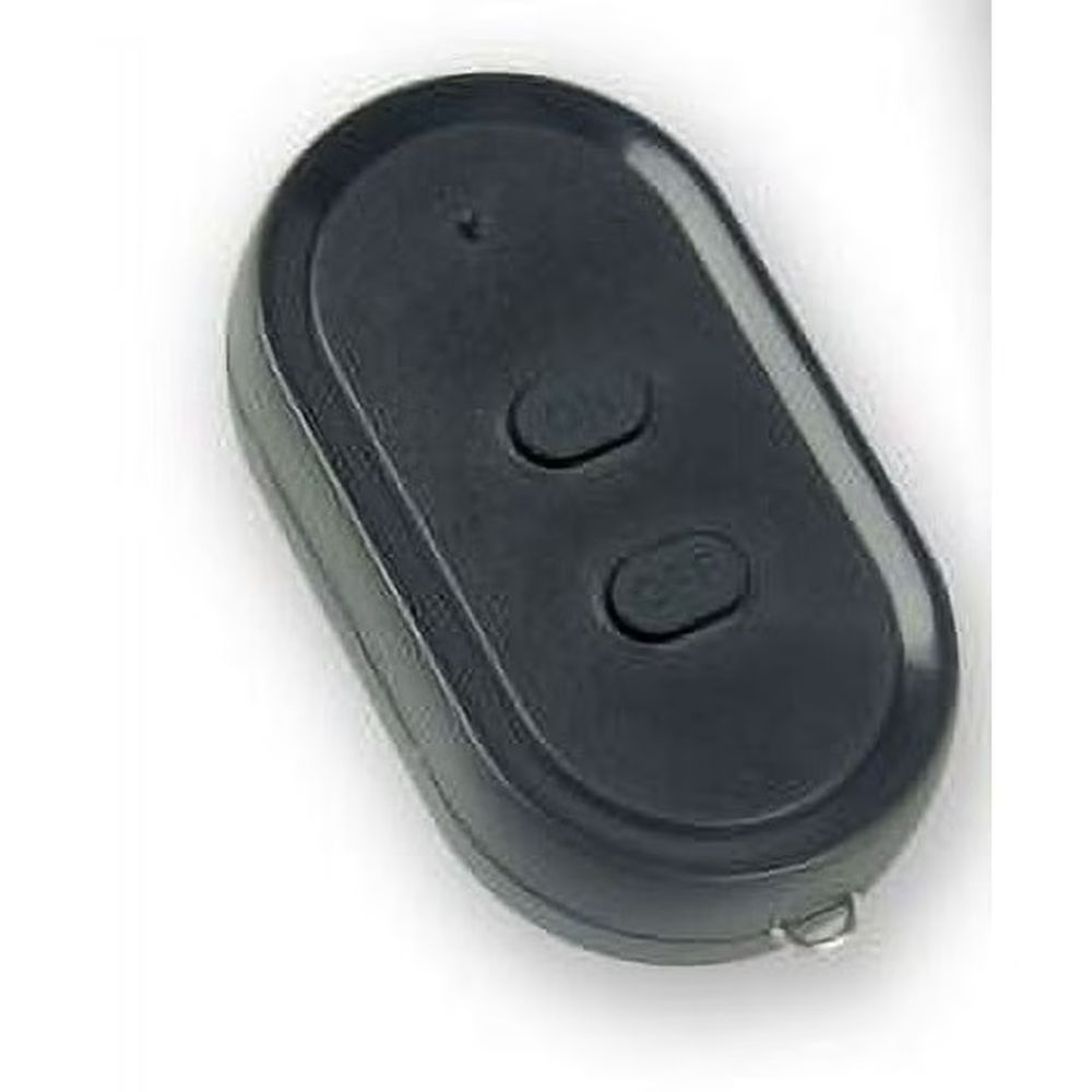 Close-up of the black 2-button Hyper Tough key-fob remote