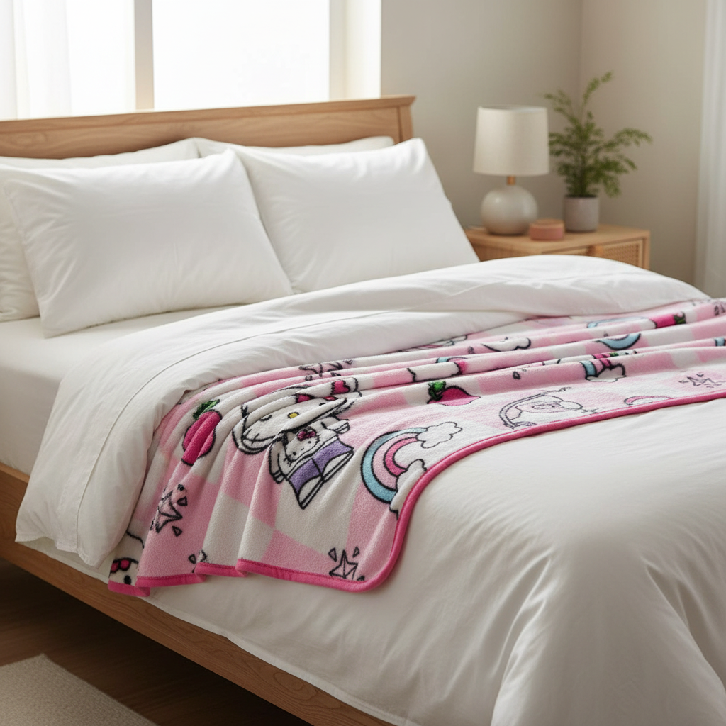 Hello Kitty Travel Blanket