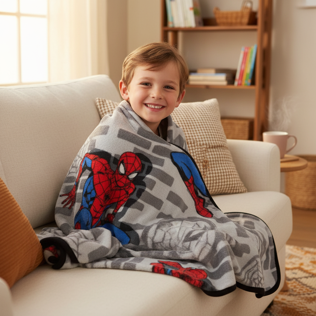 Marvel Spider-Man Travel Blanket