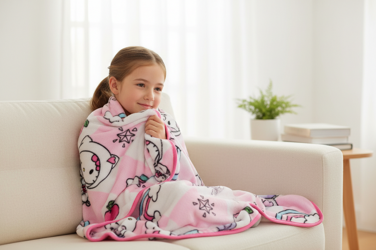 Hello Kitty Travel Blanket