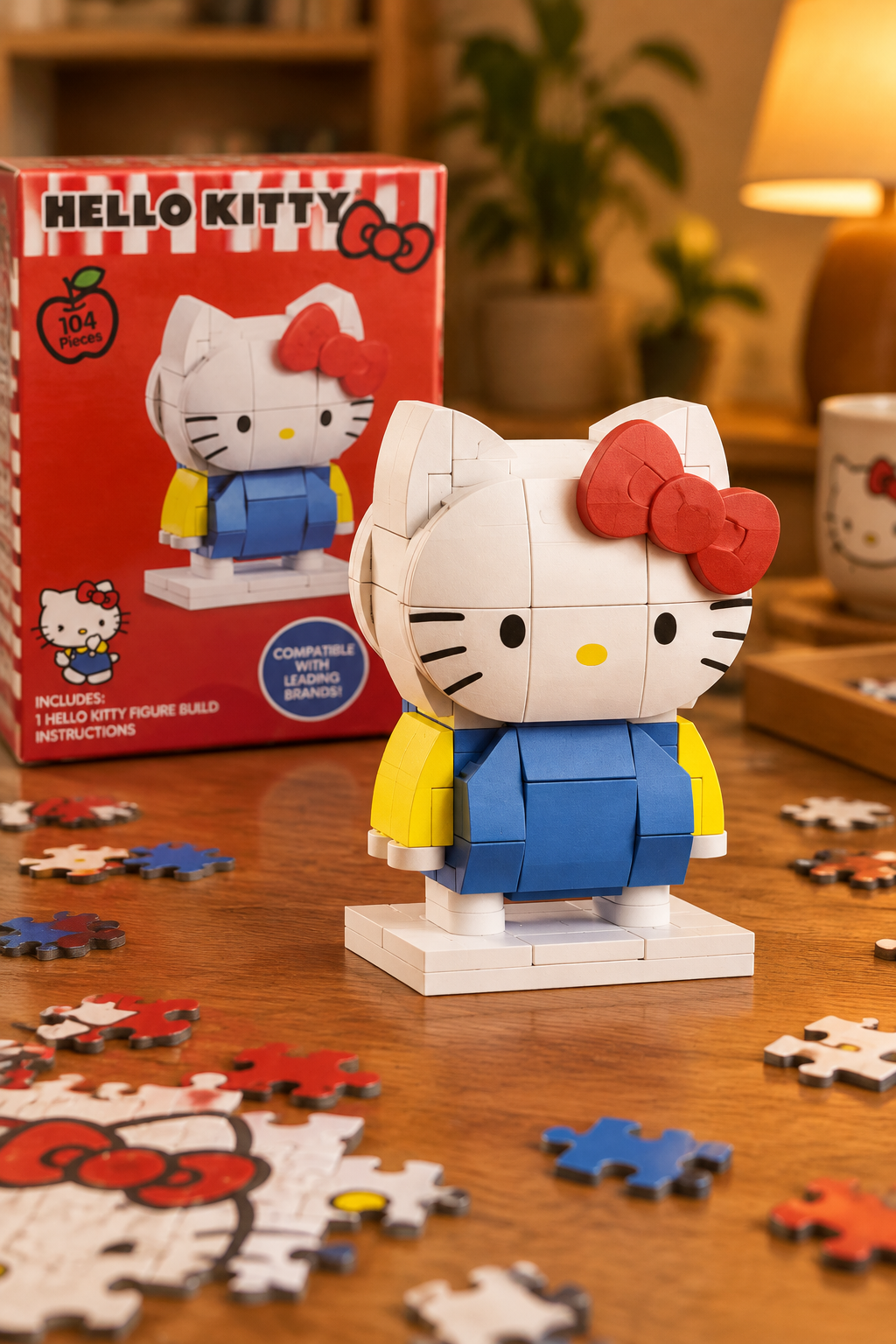 Hello Kitty 104pc Building Block Figure Set Factory