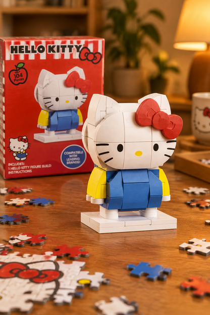 Hello Kitty 104pc Building Block Figure Set Factory