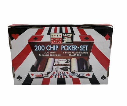 Monte Carlo 200 Chip Poker Set