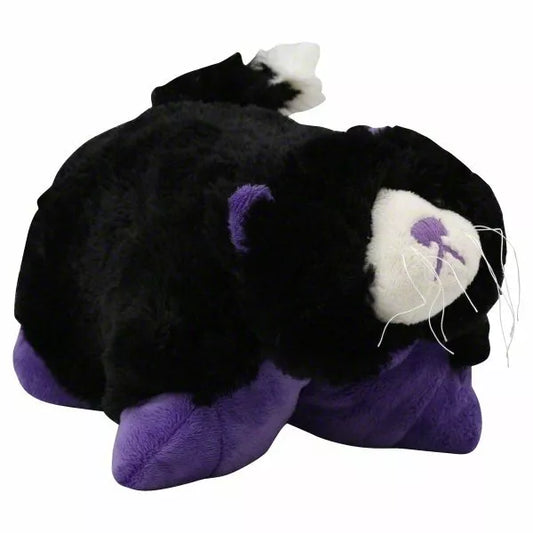 Pillow Pets Pee-Wees Curious Cat 11" Folding Stuffed Animal