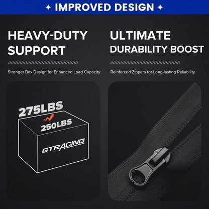 GTRACING GTW-100 Reclining Gaming Chair Bluetooth Footrest Adjustable Pillows