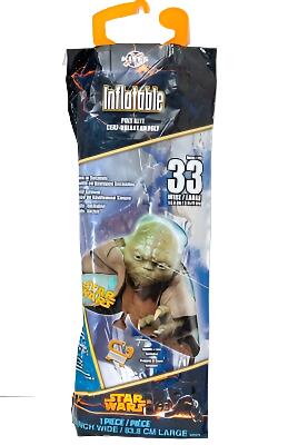 Packaged 33 inch inflatable kite showing Yoda on a dark blue bag
