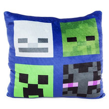 Load image into Gallery viewer, minecraft™ reversible squishy pillow 14in [faces]
