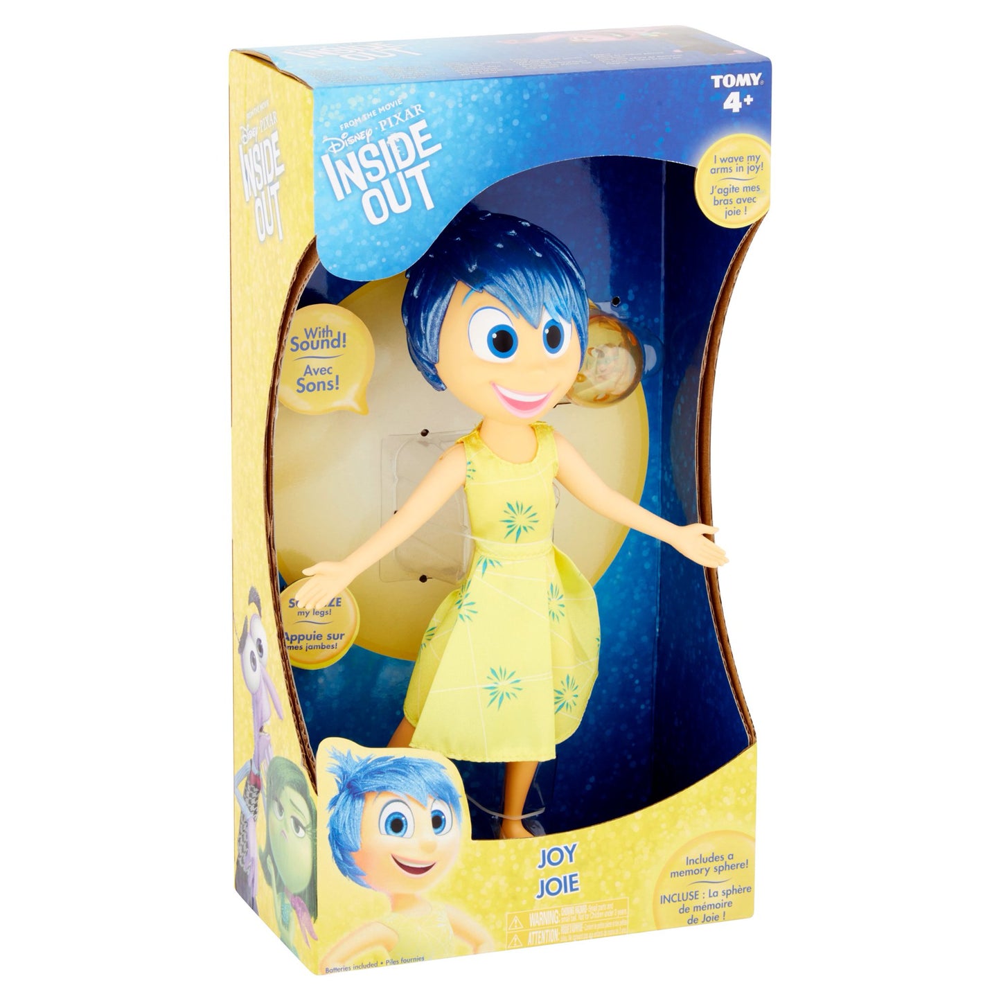 Tomy Disney Pixar Inside Out Joy Toy Figurine 4+