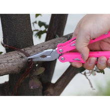 Load image into Gallery viewer, Ozark Trail 12-in-1 Multi-Tool with Carrying Sheath, Pink, Model 8701#
