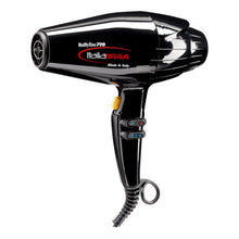 Load image into Gallery viewer, BaBylissPRO Italia Brava Travel Size Ceramic &amp; Ionic Hair Dryer, 2000 Watts, Black BABFB1BK
