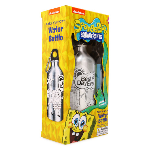 draw your own spongebob squarepants™ water bottle activity kit