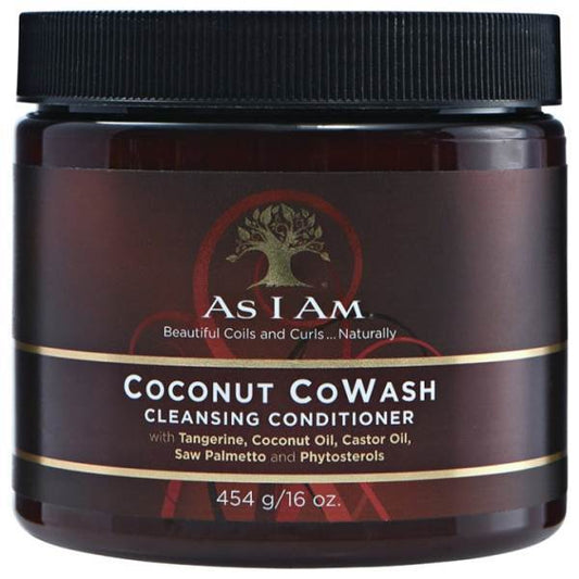 AS I AM Coconut Co-Wash 16 Oz Model #IS-12002, UPC: 858380002141 - Realmdrop Shop