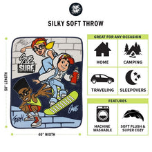 Load image into Gallery viewer, Subway Surfers Kids Microfiber Bedding Plush Silky Soft Throw, 40&quot;x50&quot;
